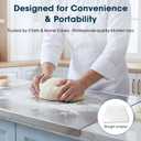 304 Stainless Steel Cutting Boards for Kitchen,Non-Slip,Dishwasher Safe -Ideal for Meat, Vegetables, Fruits, Bread & Baking,Large-sized Cutting Boards (23.6" x 15.7")