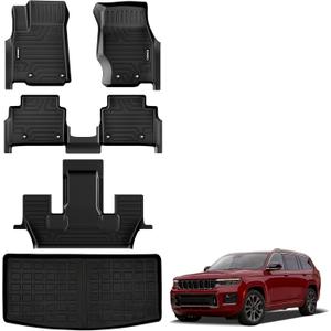 Floor Mats & Cargo Liner for 2021-2026 Jeep Grand Cherokee L 6Seats