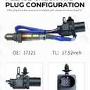 Air Fuel Ratio O2 Oxygen Sensor Upstream Fit for 2009-2016 Ford F150 Expedition Explorer Escape Fusion E-350 Super Duty, Lincoln MKT MKS MKC Navigator, Replace#17321 234-5113 234-5097, 1PCS