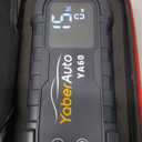 YaberAuto Jump Starter 8000A 65W Fast Charging (All Gas/12.0L Diesel) Portable Car Battery Jump Starter Pack, Jump Box Car Battery Jumper Starter Portable Jumper Cables, 150W DC, 600LM Lights