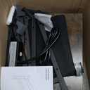 31.5'' Small Console Table with Charging Station and Storage, Narrow Sofa Table with Power Outlets, Behind The Couch Table, for Living Room, Foyer, Entryway, Hallway, Rustic Brown