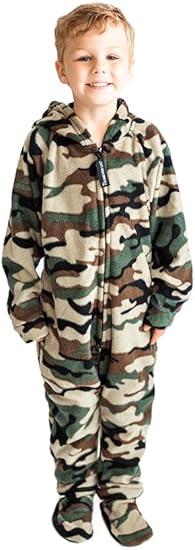 Forever Lazy Unisex Detachable Feet Kids Onesie(M)