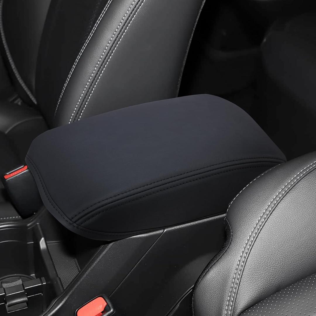 Youloveit Center Console Armrest Cover Custom Fit 2019 2020 2021 2022 2023 2024 2025 Su baru Forester Accessories Leather Armrest Protector Soft Cushion Cover Anti-Scratch