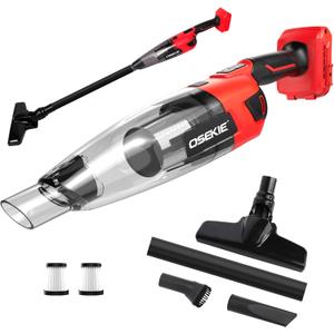 Cordless Handheld Vacuum Compatible with Milwaukee M18 Battery (Tool Only), 17000Pa Brushless Portable Car Vacuum with Washable HEPA Filter for Auto, Home, Office & Pet Hair