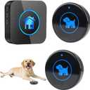 Dog Door Bell 2026 Enhanced Touch, Wireless Doggie Doorbell for Potty Training to Go Outside, IP65 Waterproof, 1000ft Range, 55 Melodies, 5 Modes & Adjustable Volume, 2 Buttons
