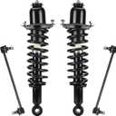 Rear Strut Assembly & Sway Bar Links for 2003-2008 Toyota Corolla, Matrix, Pontiac Vibe, Shock Absorbers Replace 171373L 171373R 4PCS