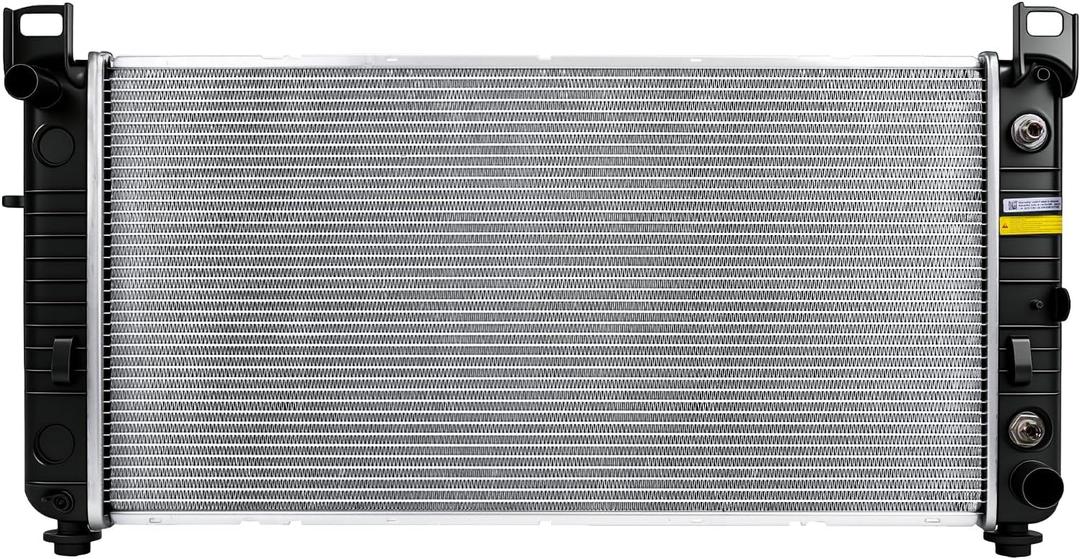 CU2423 34'' Engine Coolant Radiator Compatible with Chevy Silverado Suburban Tahoe, GMC Sierra Yukon, Cadillac Escalade, Hummer H2 1999-2014 4.3L 4.8L 5.3L 6.0L 6.2L without EOC