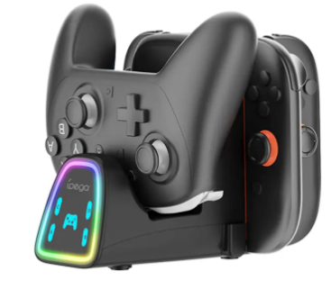 Charging Dock for Nintendo Switch, 9 in 1 Charging Station for Nintendo Switch Pro Controllers and Joy Controllers NS2 and NS!
