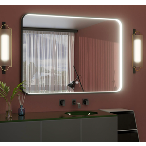 48"x36" Black LED Bathroom Mirror with Lights, 3000K/4500K/6000K | Stepless Dimmable, Memory, Anti-Fog, Aluminum Frame Wall Mounted Lighted Bathroom Vanity Mirror, ETL Listed, IP54 Waterproof