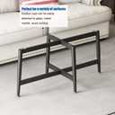 KaKaBB Metal Coffee Table Legs 18 Inch, Heavy Duty Furniture Legs for Office Modern Desks, TV Stands, End Table, DIY Desk Base for Table
