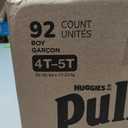 Pull-Ups Boys' Night-Time Potty Training Pants, Size 4T-5T, 23 counts (4 paacks) 92 Count Overnight Protection, Disposable, Refastenable Fit, Sleep Dryness, Wetness Indicator, Soft & Breathable, Secure Fit