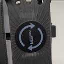 VUP Detachable Running Phone Holder 360°Rotatable Armband for iPod MP3 Player iPhone, Fits All 4-6.7 Inch Smartphone Device, with Key Holder for Running Hiking Biking (Black-Detachable)