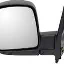 Dorman 955-1303 Driver Side Manual Door Mirror - Folding Compatible with Select Chevrolet / GMC Models, Black