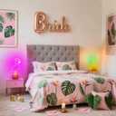 UrsaMajor 2 Pack Neon Signs, Pink Flamingo & Neon Palm Tree, USB/Battery Powered, Energy Efficient, Decor Lights for Girls Bedroom, Party, Dining Tables, Office desk, Valentine Gifts