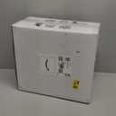 Black Semi Flush Mount Ceiling Lights Fixture Farmhouse Globe Glass Mid Century Light Fixtures Textured Glass Hallway Lights Fixtures Vintage Ceiling Light for Bathroom Entryway(Bulb Incl.)