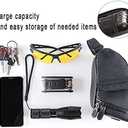 Bicycle Seat Bag Water Proof,Bike Pack Under Seat,Wedge Saddle Bag for Bike,Cycling Accessories (black)