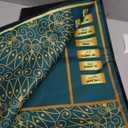 Islamika Electronic Prayer Mat - Smart Interactive Prayer Rug - Ideal for New Converts and Those Learning or Perfecting Their Prayer - Comes with Islamic Prayer Beads (R Green)