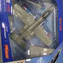 A10 Warthog Diecast Model Airplane Toy, 1:72 Plane Thunderbolt II, Military Fighter Jet Toy, Launch Missiles, Light and Sound, Age 8+ (Gray), 2.63 x 9.56 x 8.81 inches