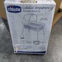 Chicco LullaGo Anywhere LE Portable Bassinet with Canopy, Waterproof Mattress and Fitted Sheet, Travel Bassinet for Baby Includes Carry Bag, Serene/Beige, One-Size