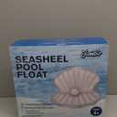 Jambo Inflatable Seashell Pool Float and 12 Diving Gems, Pool Floats, Mermaid Floaty for Adults Kids, Clam Shell Photo Prop for Party, Giant Shell Floaty, Funny Floats for Teen Girls, Float Floaty