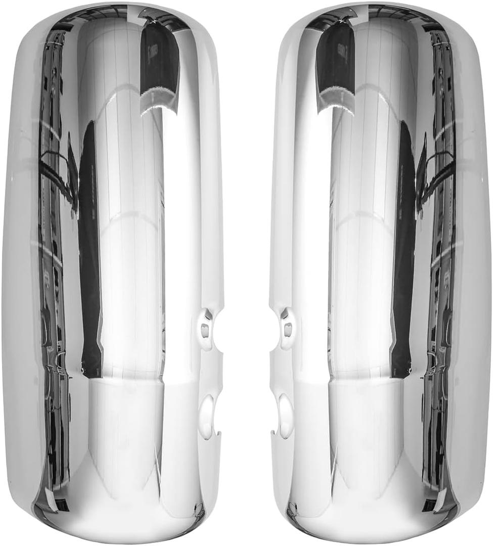 Chrome Door Mirror Covers For Kenworth T680(2013-2021), Kenworth T880(2014-2020), Driver Side and Passenger Side