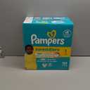 Pampers Swaddlers Diapers, Size 1 (8-14 lbs), 164 Count, Absorbent, Keeps Baby Dry and Comfortable, Skin Safe Disposable Baby Diaper