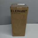 Solar Elephant Garden Statue with LED Lights - Waterproof Outdoor Decor for Patio, Yard, Balcony - Unique Elephant Gifts for Women, Mom, Grandma - Birthday, Mothers Day, Housewarming Gift (Gary)