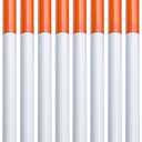 Sunnyglade 50PCS 48 Inch Driveway Marker Set 5/16 Inch Dia Fiberglass Reflective Snow Stakes with Steel Drill Bit & Protection Gloves for Parking Lots, Walkways(50, 5/16 Inch)