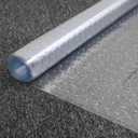 Plastic Carpet Runner 27in x 6ft Clear Floor Runner for Carpet Protection with Spikes Non-Slip & Stain-Resistant Rug Protector for Carpeted Hallway or Entrance or Other Foot Traffic Areas