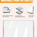 WB56X27480 Oven Door Glass Door Window Pack Assembly Compatible with GE Oven Door Glass Assembly CT9050EK3DS,CT9050EK4DS Etc,Replacement 4466174,AP6034630,PS11766932,EAP11766932 etc