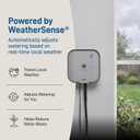 Orbit B-hyve Indoor Smart Sprinkler Controller - 8-Zone - WiFi Irrigation Controller - App Controlled Irrigation with Weather Adjustment - Easy Installation Smart Home Ready Device - 57925
