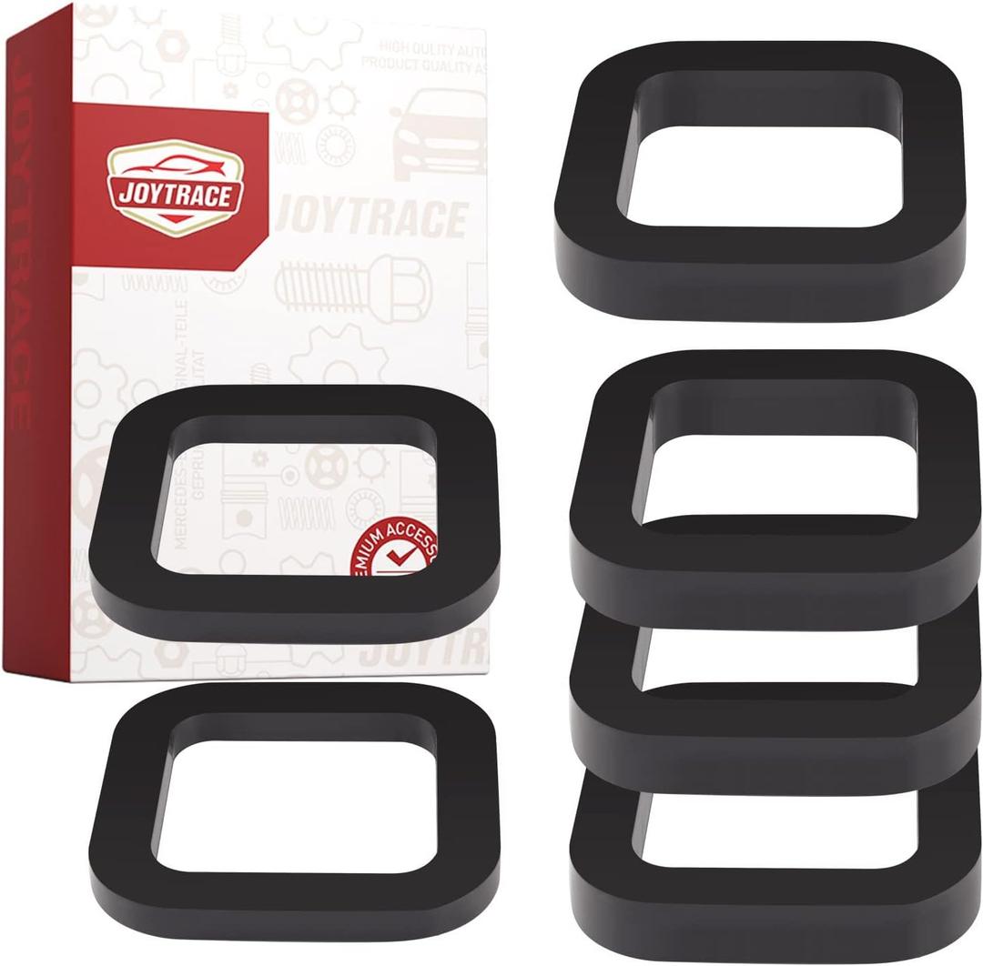 6 Pack - Multiple Size Combination2 Inch Hitch Receiver Silencer Pad - Compatible with Most 2 Inch Trailer Hitch Receiver