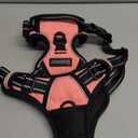 BARKBAY No Pull Dog Harness Front Clip Heavy Duty Reflective Easy Control Handle for Large Dog Walking(Light Pink,L) (Large(Chest:24.5-32.5"))