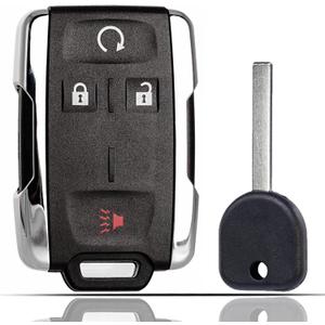 Key Fob Remote Replacement Fits for Chevy Silverado 1500 2500 3500 Colorado GMC Sierra Canyon 2014-2022 FCC ID: M3N-32337100 with Uncut Chevrolet GMC Transponder Ignition Key 46 Chip 315MHz