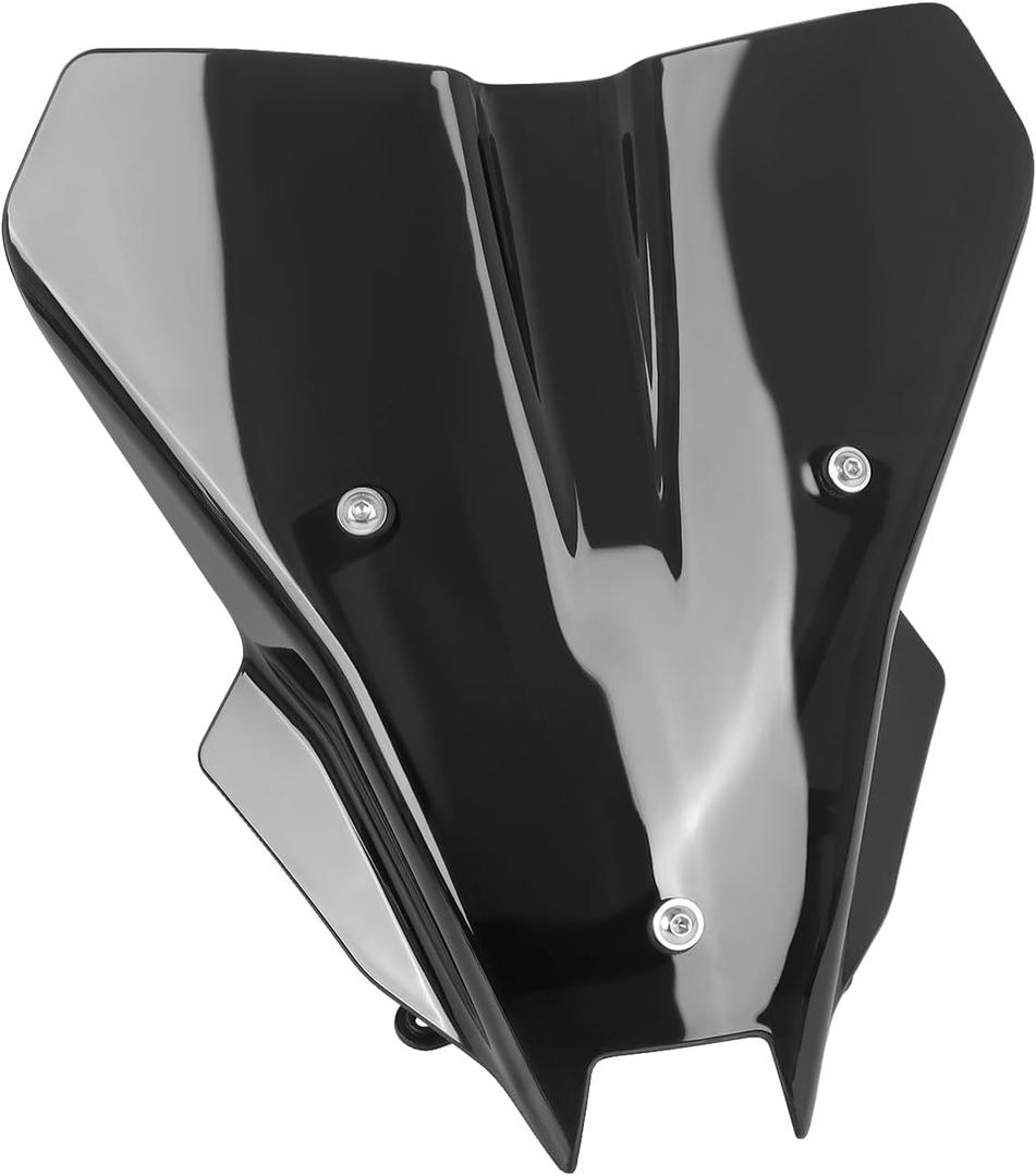 Motorcycle Windscreen Windshield Replacement for Honda CB750 Hornet 2025 PC Windscreen Double Bubble (Black)