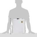 U Brands Contempo Magnetic Dry Erase Board White Board, 11" x 14" Inches, White Frame