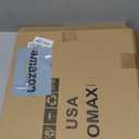 Domax Bamboo Bath Mat - Non Slip Waterproof Wooden Shower Floor Mat for Bathroom, Sauna, Spa, Outdoor Use (Natural, 21.26 x 14.17 x 1.3 Inch)