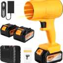 Cordless Leaf Blower Handheld 20V Leaf Blowers Lightweight with 2.0Ah Battery & Fast Charger for Yard, Lawn, Garden,Commercial & Home Use