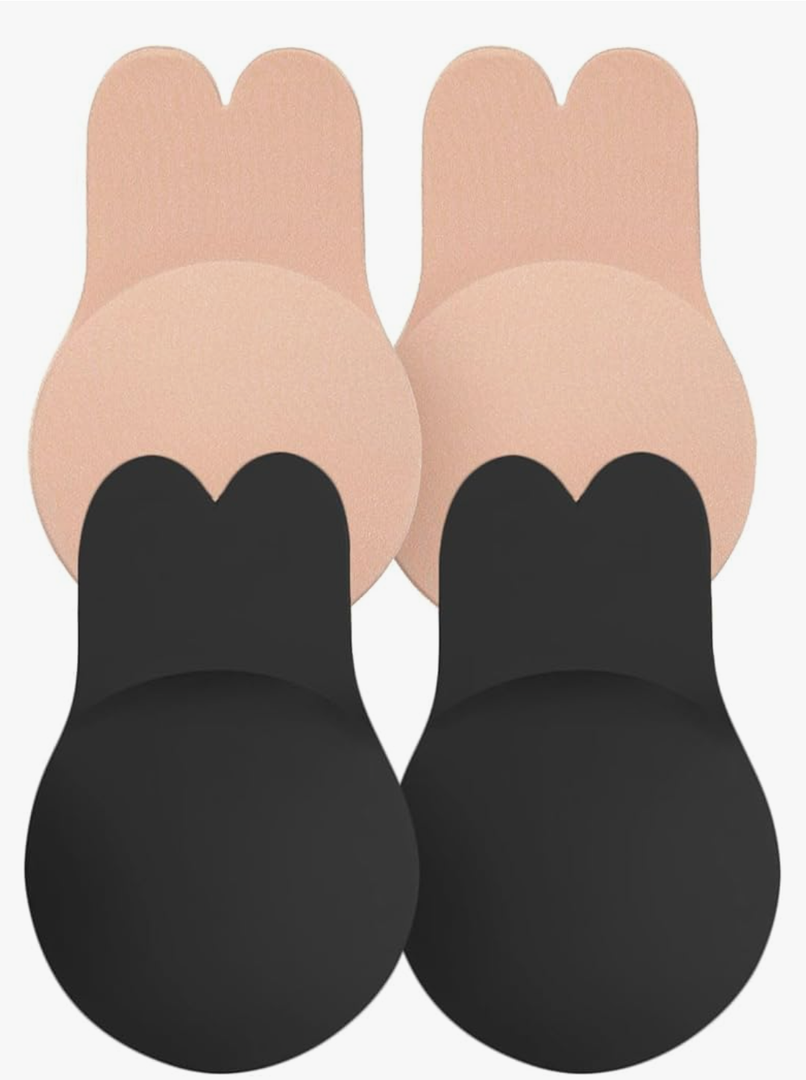 Sticky Bra Backless Strapless Bras, Invisible Comfortable Adhesive Push Up Bra Breast Lift Pasties Reusable