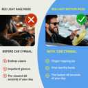 Mini Car Cymbal Air Vent Clip  Universal Car Drum Cymbal Ornament, Fun Musical Car Accessory Gift for Drummers & Music Lovers (Gold)