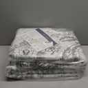 Istana Rug 2x3 - White Cream/Grey Area Rugs - Foldable Non-Shedding Washable Living Room Rug - Anti-Slip Rubber Backed Rugs 2x3 w/Soft Microfiber