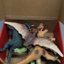 JOYIN Big Dinosaur Toys for Toddlers, 6 Piece Large Soft Dinosaur Figures with an Educational Book, Jumbo Realistic Toys for Boys and Girls Gift, Birthday Easter Gifts for Kids Ages 1 2 3 4 5