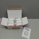 Smoke Alarm Fire Detector,Battery Operated Photoelectric Smoke Detector with Test Button and Low Battery Warning, Fire Alarms Smoke Detectors for Home, 6 Pack