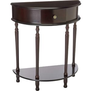 Frenchi Home Furnishing End Table/Side Table, Espresso Finish (11.6 x 23.7 x 28 in)