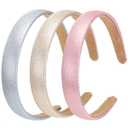 3 Pcs Glitter Headbands, Sparkly Headband Plastic Hair Hoop Glitter Hairbands Hair Accessories for Women and Girls, Width 2.3cm/0.9inch (3 Pack-A, One Size)