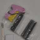 Stitch Gun for Clothes, Stitchy Quick Clothing Fixer, Micro Tagging Gun for Clothing, Mini Sticky Sewing Gun, Stichy Fix Gun, Includes 6 Needles, 1 Scissors, 2000 Black & 2000 White Fasteners (Pink Yellow)