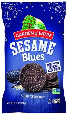 Garden of Eatin' Tortilla Chips, Sesame Blues, 5.5 oz (Pack of 12) BBD: 18 JAN 26