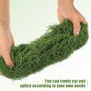 NUOBESTY Faux Moss for Plants Indoor Artificial Green Moss 4.72X4.72 Inch Maintenance-Free Planter Decor for Fairy Garden Wedding Table Centerpiece