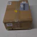 Vinyl Record Storage Holder with Wheels, 2-Tier Record Holder 160-200 LP with Dividers, Retro Style Quick Assembly Vinyl Record Display for Albums, Magazine, Book, Files(2 Tier- Rustic Brown)