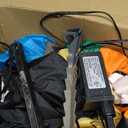 10 FT Thanksgiving Inflatables Fall Outdoor Decorations, Blow Up 4 Scarecrow Family & Hay Bale & Turkey, Built-in 9 LED Lights & Blower, Perfect Thanks Day Autumn Harvest Yard Garden & Lawn Dcor